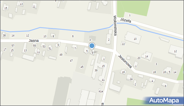 Lipka, Jasna, 3, mapa Lipka