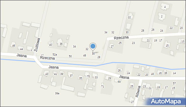 Lipka, Jasna, 30, mapa Lipka
