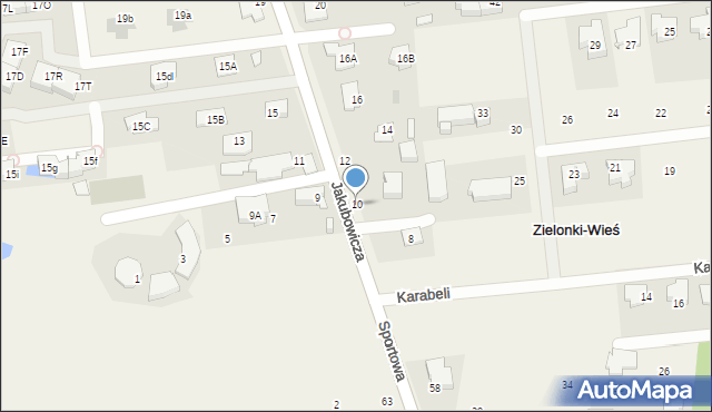 Lipków, Jakubowicza Józefa Paschalisa, 10, mapa Lipków