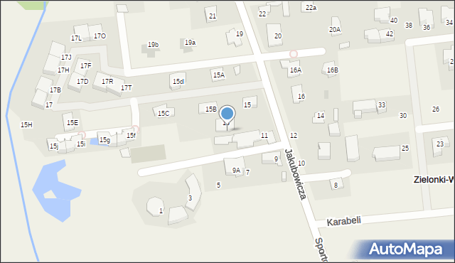 Lipków, Jakubowicza Józefa Paschalisa, 13A, mapa Lipków