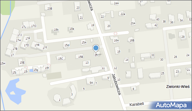 Lipków, Jakubowicza Józefa Paschalisa, 15, mapa Lipków