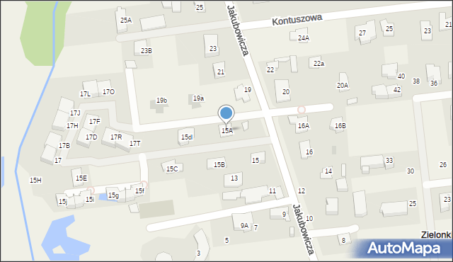 Lipków, Jakubowicza Józefa Paschalisa, 15A, mapa Lipków