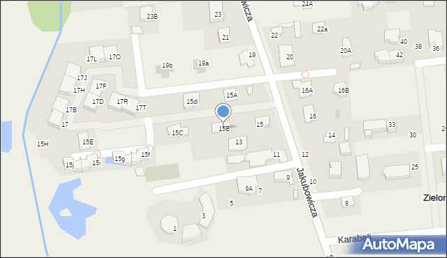 Lipków, Jakubowicza Józefa Paschalisa, 15B, mapa Lipków