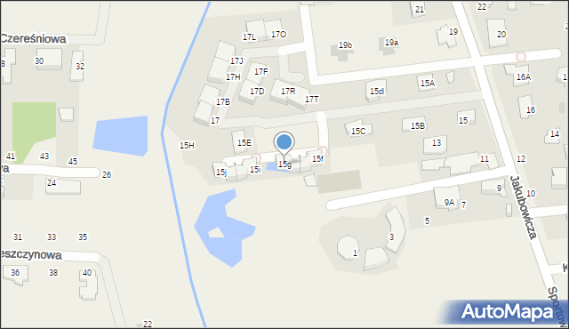 Lipków, Jakubowicza Józefa Paschalisa, 15g, mapa Lipków