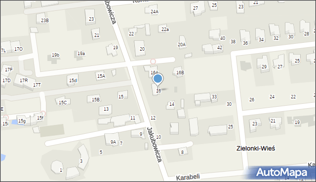 Lipków, Jakubowicza Józefa Paschalisa, 16, mapa Lipków