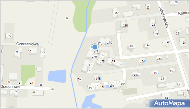 Lipków, Jakubowicza Józefa Paschalisa, 17I, mapa Lipków