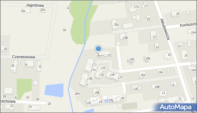 Lipków, Jakubowicza Józefa Paschalisa, 17L, mapa Lipków