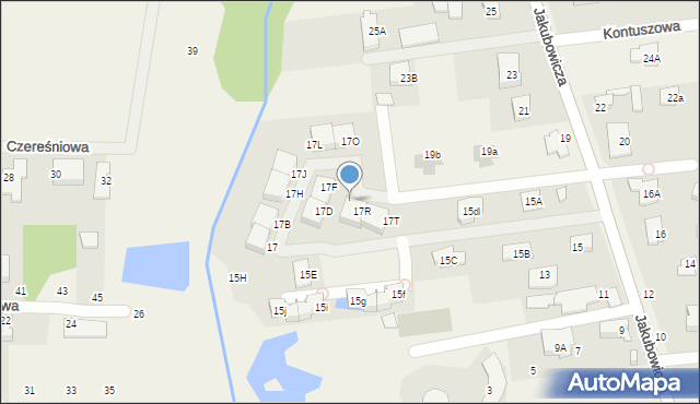Lipków, Jakubowicza Józefa Paschalisa, 17P, mapa Lipków