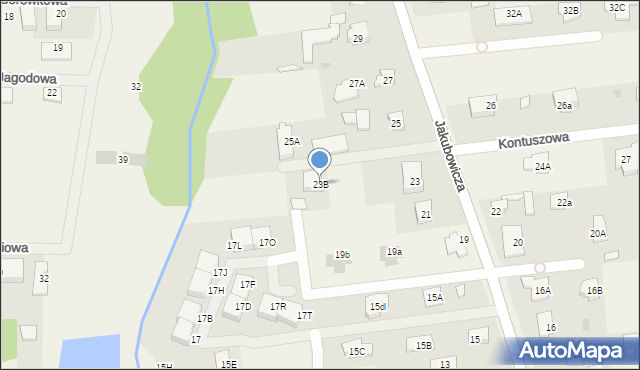 Lipków, Jakubowicza Józefa Paschalisa, 23B, mapa Lipków