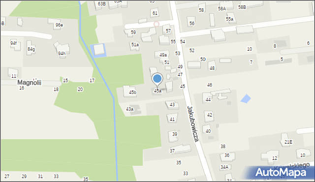 Lipków, Jakubowicza Józefa Paschalisa, 45a, mapa Lipków