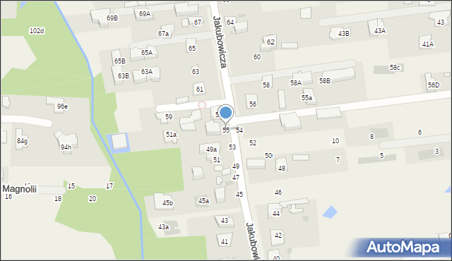 Lipków, Jakubowicza Józefa Paschalisa, 55, mapa Lipków