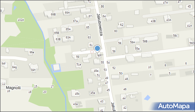 Lipków, Jakubowicza Józefa Paschalisa, 57a, mapa Lipków