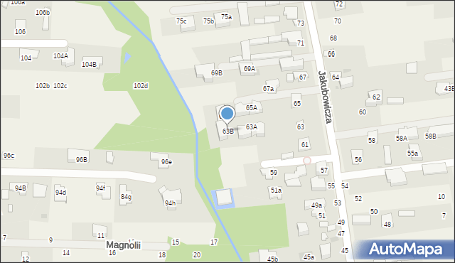 Lipków, Jakubowicza Józefa Paschalisa, 63B, mapa Lipków