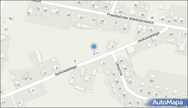 Lipno, Jackowskiego Maksymiliana, 4, mapa Lipno