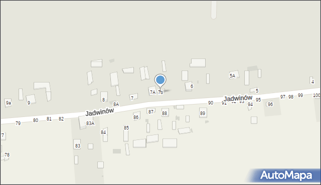 Lipsko, Jadwinów, 7b, mapa Lipsko