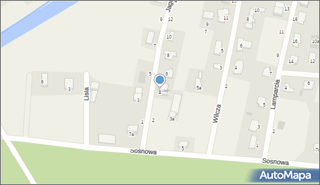 Łochowo, Jaguara, 4, mapa Łochowo