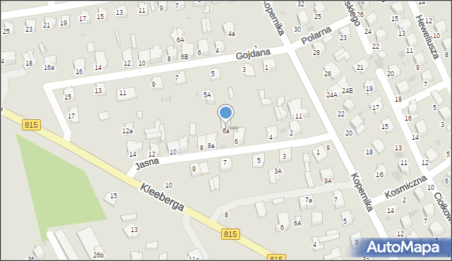 Lubartów, Jasna, 6a, mapa Lubartów
