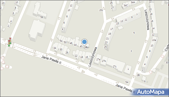 Lubin, Jana Pawła II, 38, mapa Lubin