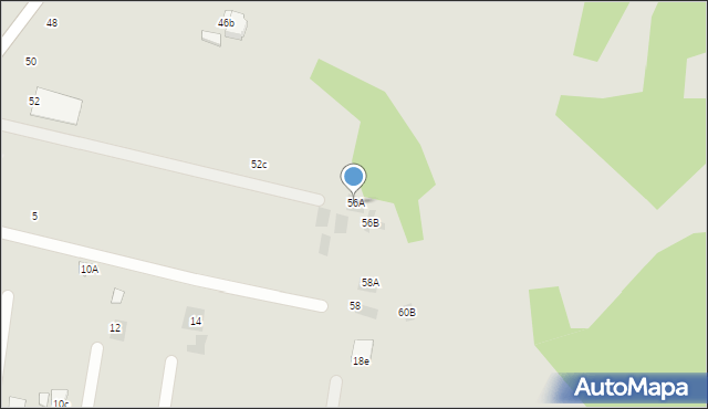 Lublin, Janowska, 56A, mapa Lublina