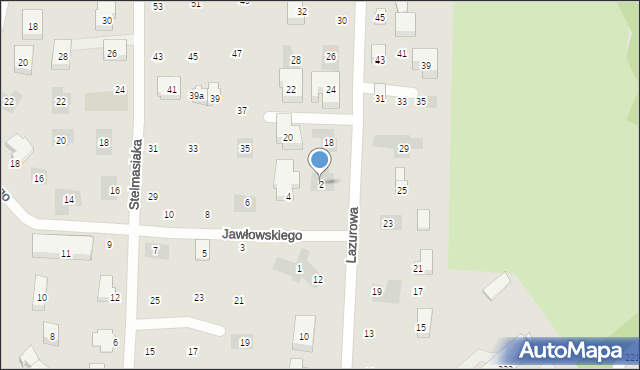 Lublin, Jawłowskiego Hieronima, 2, mapa Lublina