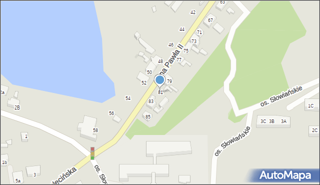 Lubniewice, Jana Pawła II, 81, mapa Lubniewice