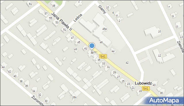 Lubowidz, Jana Pawła II, 39, mapa Lubowidz