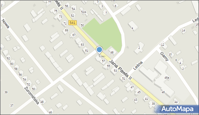 Lubowidz, Jana Pawła II, 59, mapa Lubowidz
