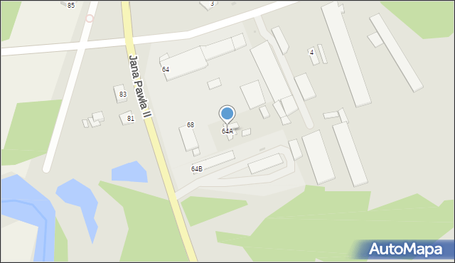 Lubowidz, Jana Pawła II, 64A, mapa Lubowidz