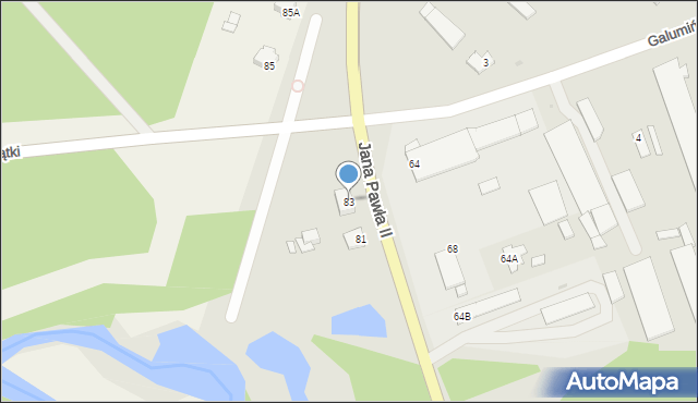 Lubowidz, Jana Pawła II, 83, mapa Lubowidz