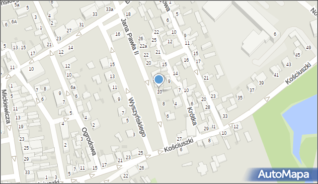 Lubraniec, Jana Pawła II, 10, mapa Lubraniec