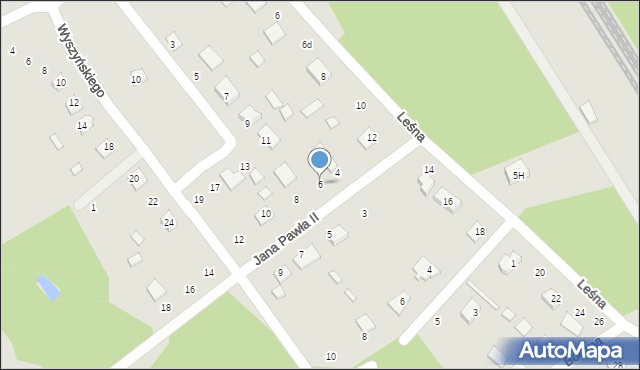 Lubycza Królewska, Jana Pawła II, 6, mapa Lubycza Królewska