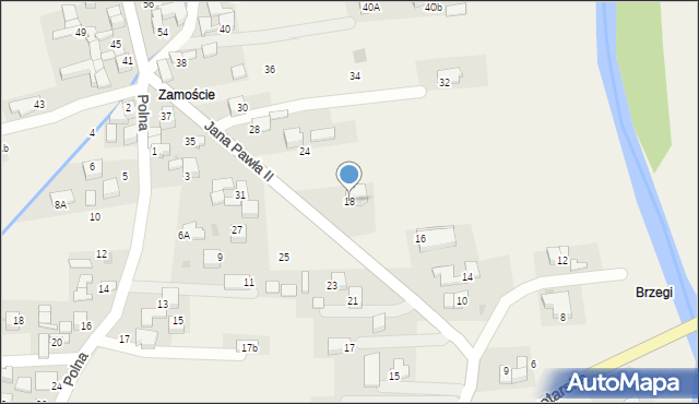 Ludźmierz, Jana Pawła II, 18, mapa Ludźmierz