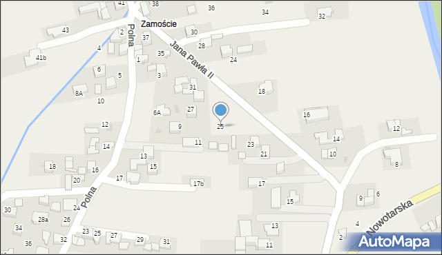Ludźmierz, Jana Pawła II, 25, mapa Ludźmierz
