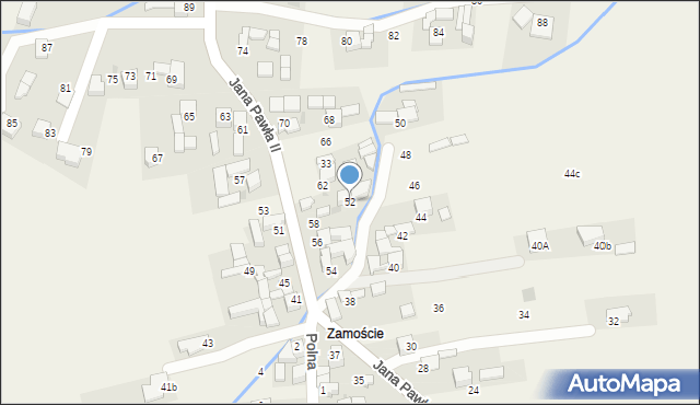 Ludźmierz, Jana Pawła II, 52, mapa Ludźmierz
