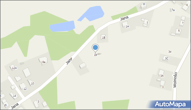 Łuków Śląski, Jana, 1d, mapa Łuków Śląski