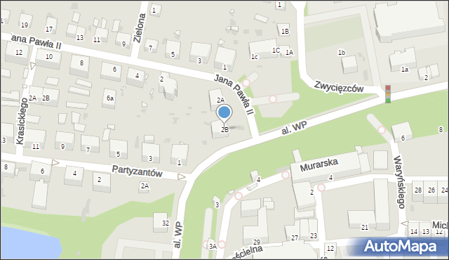 Lwówek Śląski, Jana Pawła II, 2B, mapa Lwówek Śląski