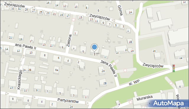 Lwówek Śląski, Jana Pawła II, 3, mapa Lwówek Śląski