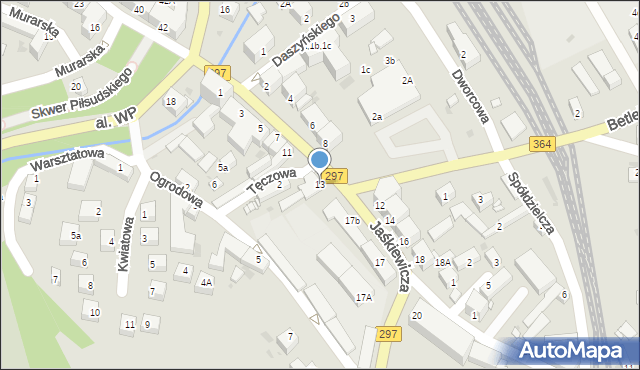 Lwówek Śląski, Jaśkiewicza Jakuba, 13, mapa Lwówek Śląski