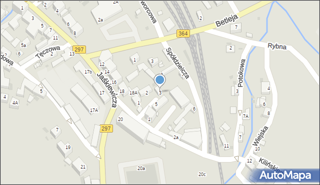 Lwówek Śląski, Jasna, 3, mapa Lwówek Śląski