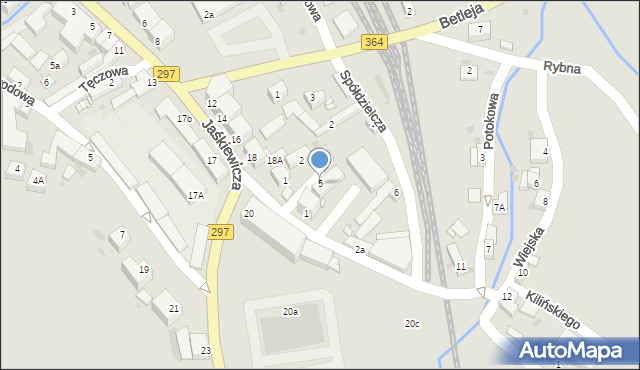 Lwówek Śląski, Jasna, 5, mapa Lwówek Śląski