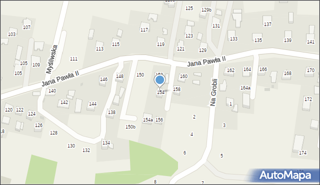 Łyczanka, Jana Pawła II, 154, mapa Łyczanka