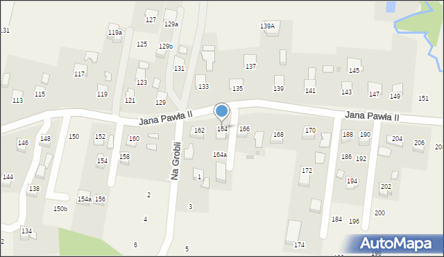 Łyczanka, Jana Pawła II, 164, mapa Łyczanka