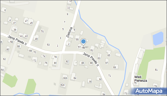 Łyczanka, Jana Pawła II, 59, mapa Łyczanka