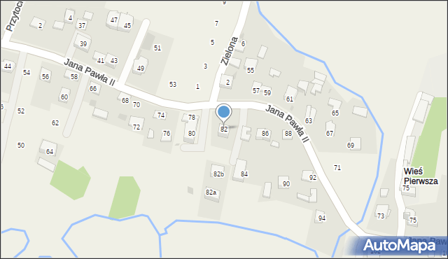 Łyczanka, Jana Pawła II, 82, mapa Łyczanka