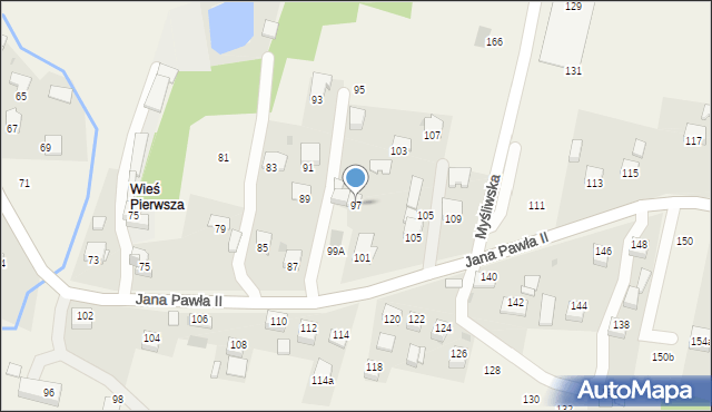 Łyczanka, Jana Pawła II, 97, mapa Łyczanka