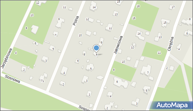 Magdalenka, Jałowcowa, 7, mapa Magdalenka