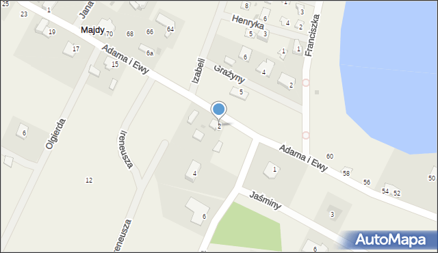 Majdy, Jakuba, 2, mapa Majdy