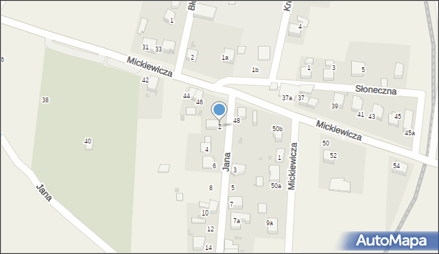 Malczyce, Jana, 2, mapa Malczyce