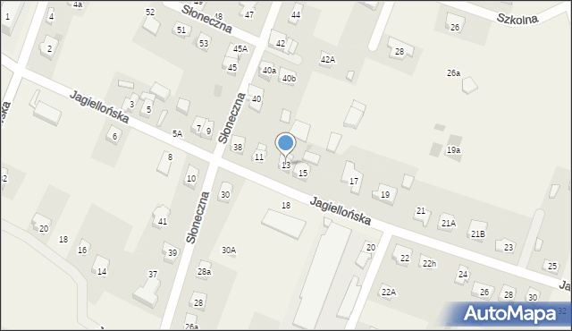Marcinkowice, Jagiellońska, 13, mapa Marcinkowice