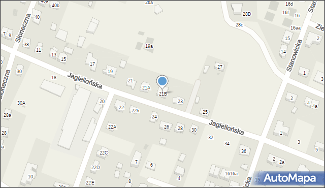 Marcinkowice, Jagiellońska, 21B, mapa Marcinkowice